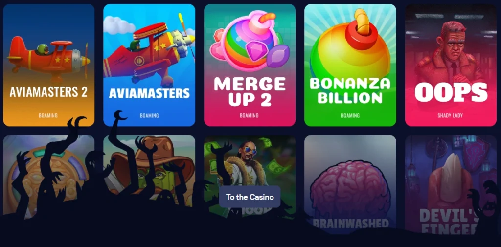 Shuffle Casino affiliate landoló előnézete